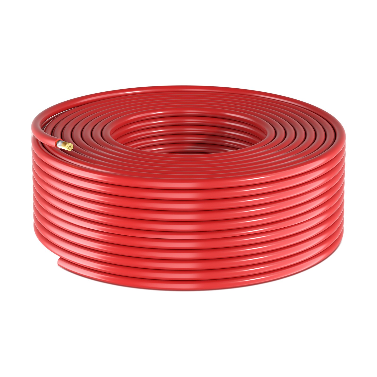 VEVOR Solar Panel Wire 100 ft Black + Red 10 AWG Tinned Copper Extension Cable