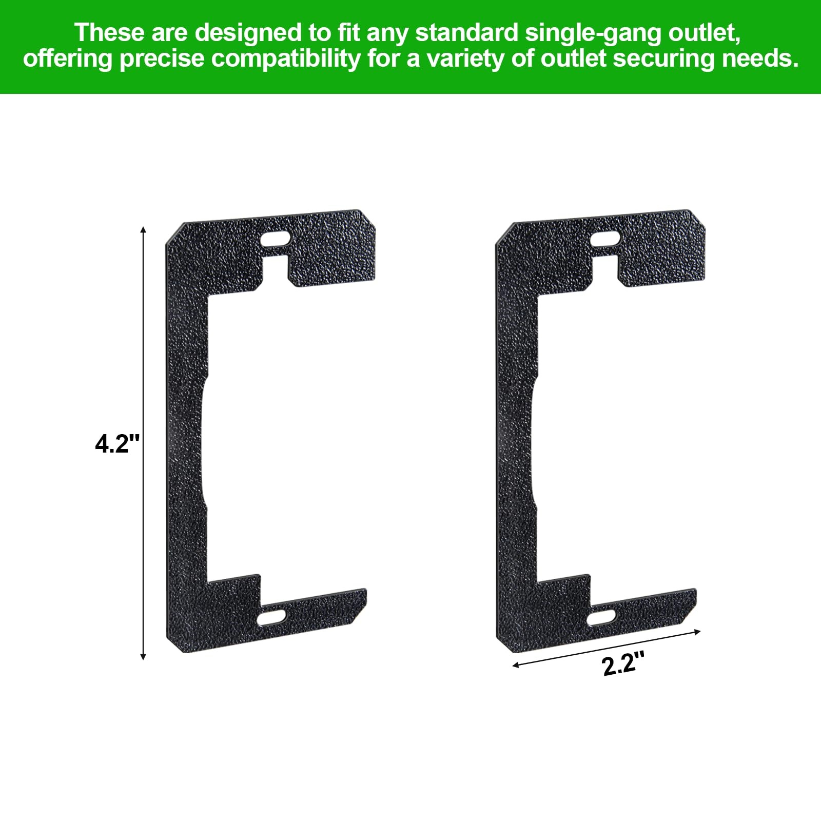 10 Pcs Wall Plate Spacers, Plastic Device Leveling Flush Fit Plates, Electric…