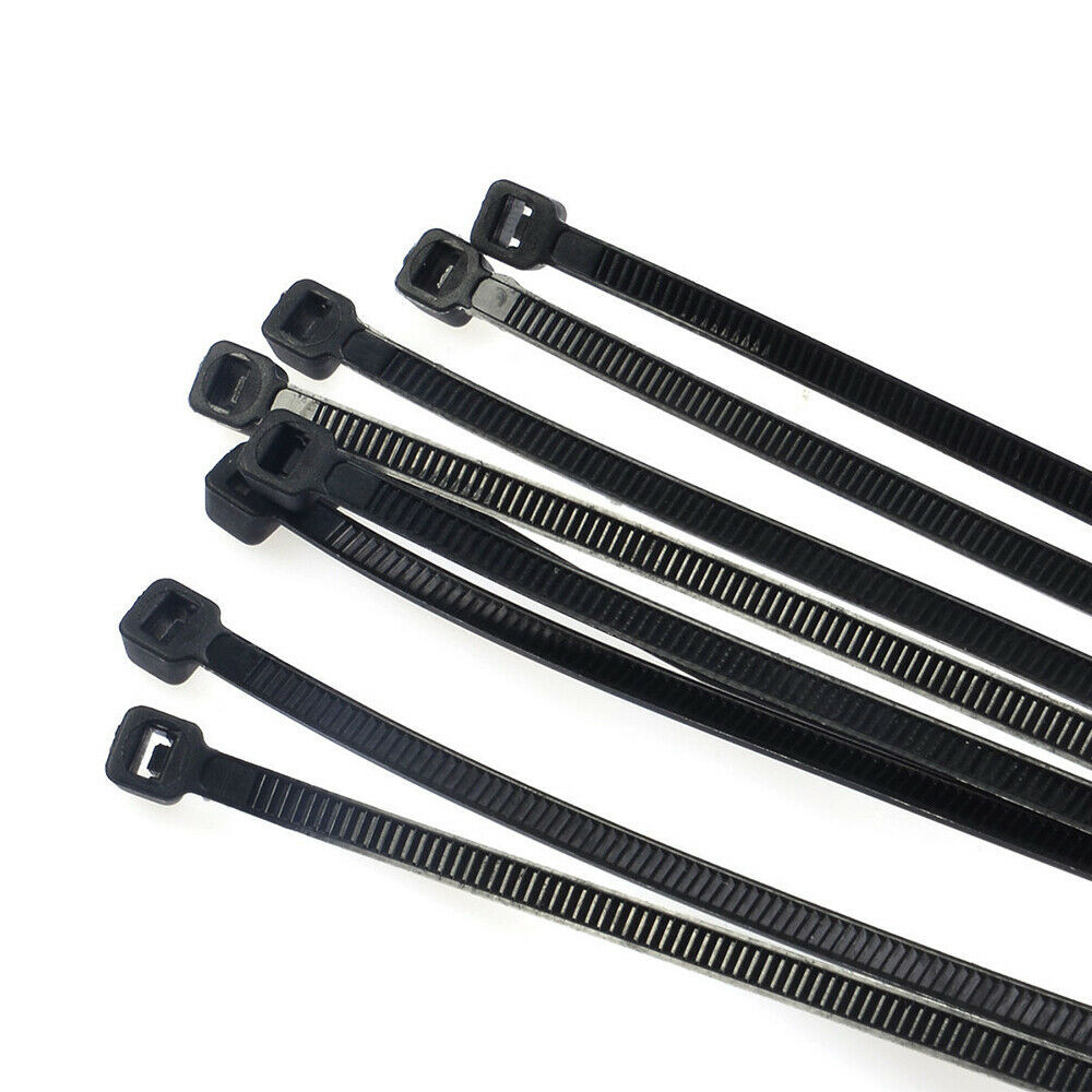 100-1000pcs Heavy Duty 8″ 12″ 15″ 18″ Nylon Plastic Cable Wire Zip Ties Wrap US