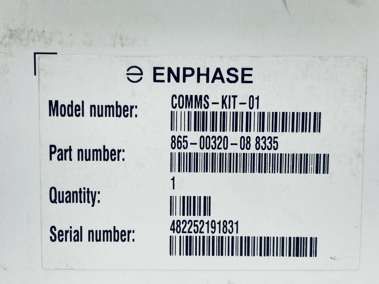 ENPHASE COMMS-KIT-01 Wireless USB Cmmunications Kit 865-00320-08 8335