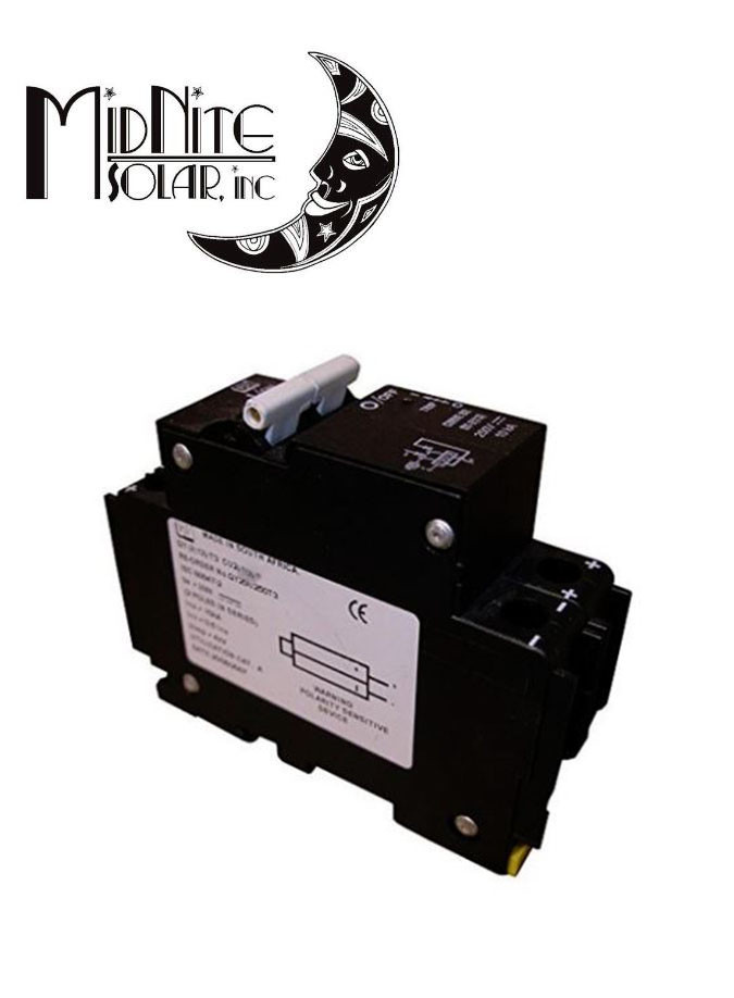 MIDNITE SOLAR MNEAC20-2P 20AMP AC TWO POLE DIN RAIL BREAKER