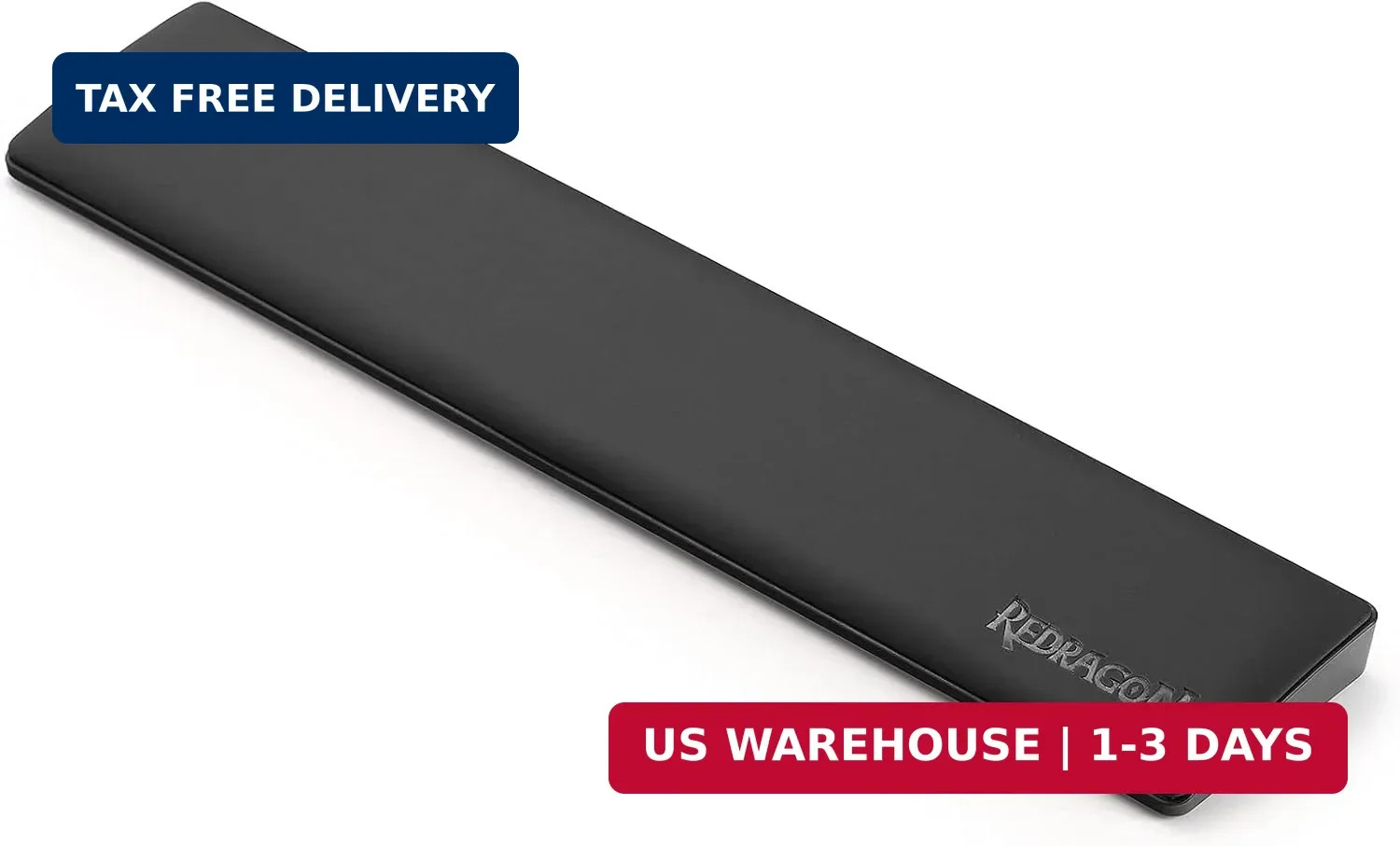 Redragon P036 Meteor M Computer Keyboard Wrist Rest Pad, Ergonomic Soft Memory F
