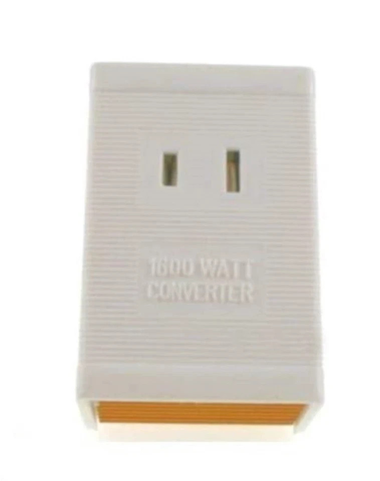 2 Pack Foreign Travel Converter 1600W Step Down Voltage Adapter 220V to 110V