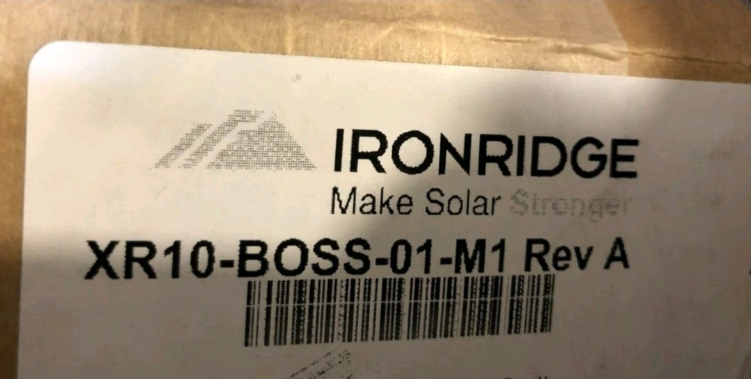 IronRidge Bonded Structural Splice Rail Kit XR-10-BOSS-01-M1