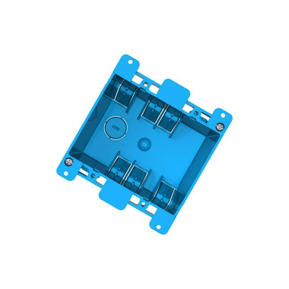 NEW CARLON 2-Gang 25 cu. in. Blue PVC Old Work Electrical Switch and Outlet Box
