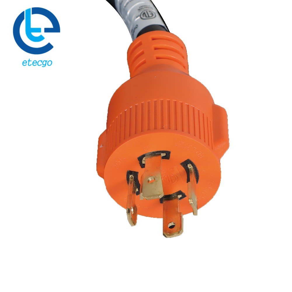 30 Amp 15FT 4Prong NEMA 14-30P/14-30R Generator Extension Cord