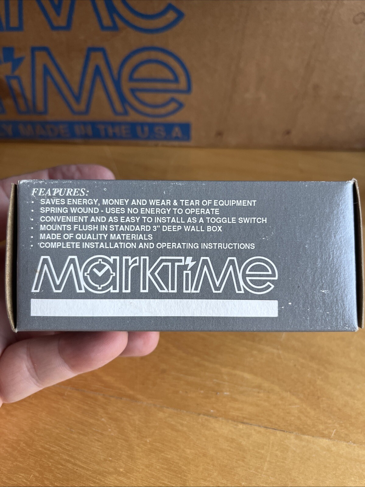 MarkTime 9315MW Wall Box Time Switch 15 Min. Dial Timer Energy Saver Mark Time