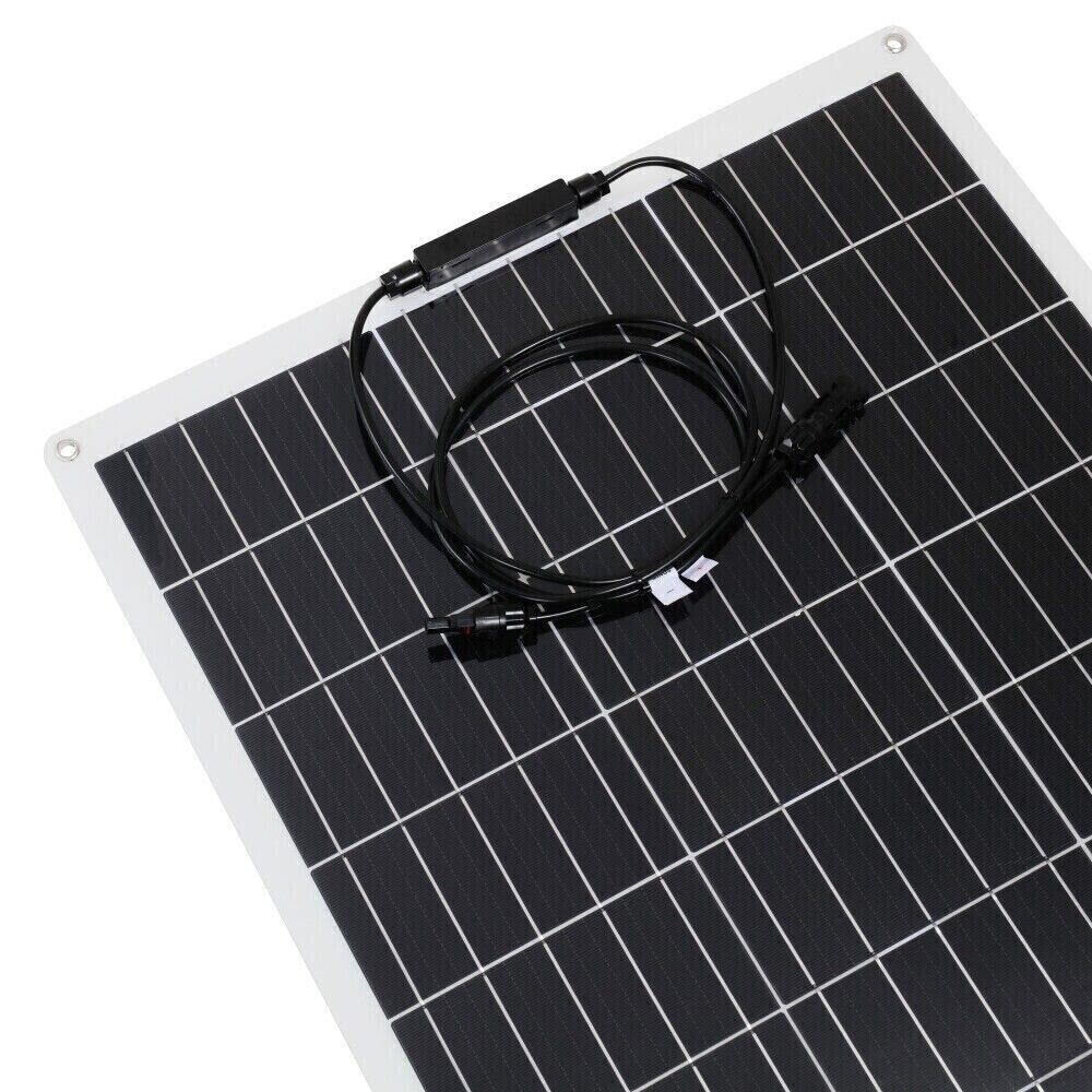 300W Flexible Solar Panel Module Battery Charger Kit Outdoor RV Marine Car 18V