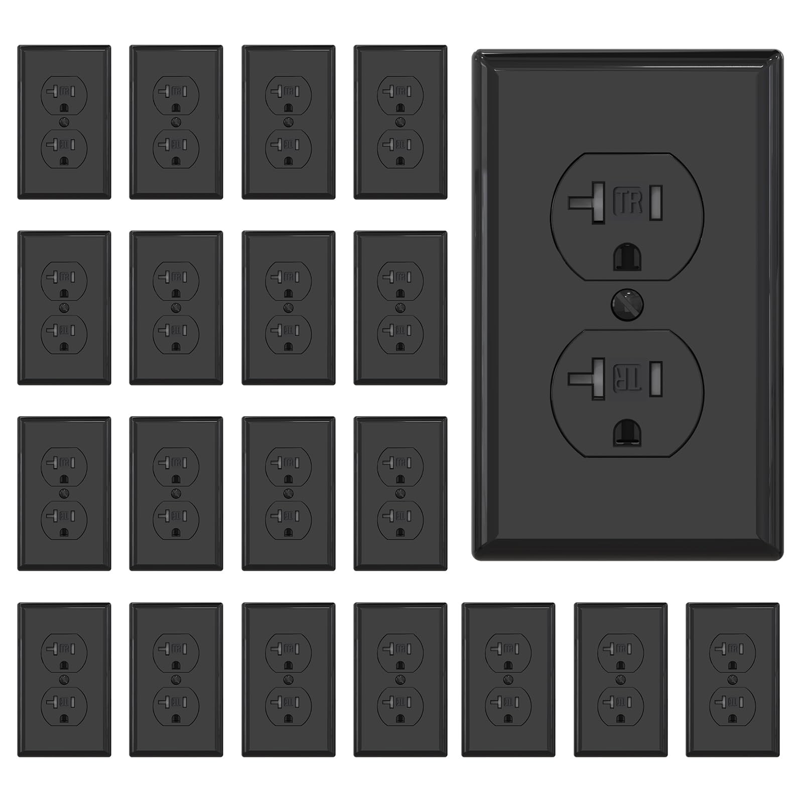 Aida 20 Amps Outlets Duplex Electrical Receptacle Outletstamper