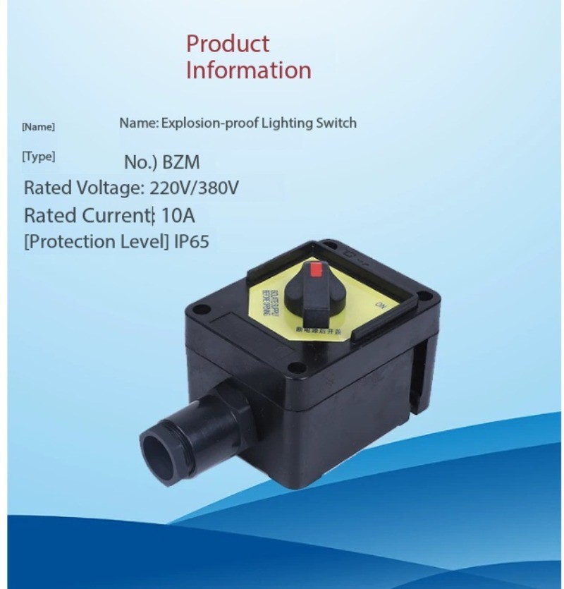 Explosion-Proof Corrosion-Resistant Lighting Switches Explosion-Proof Switches