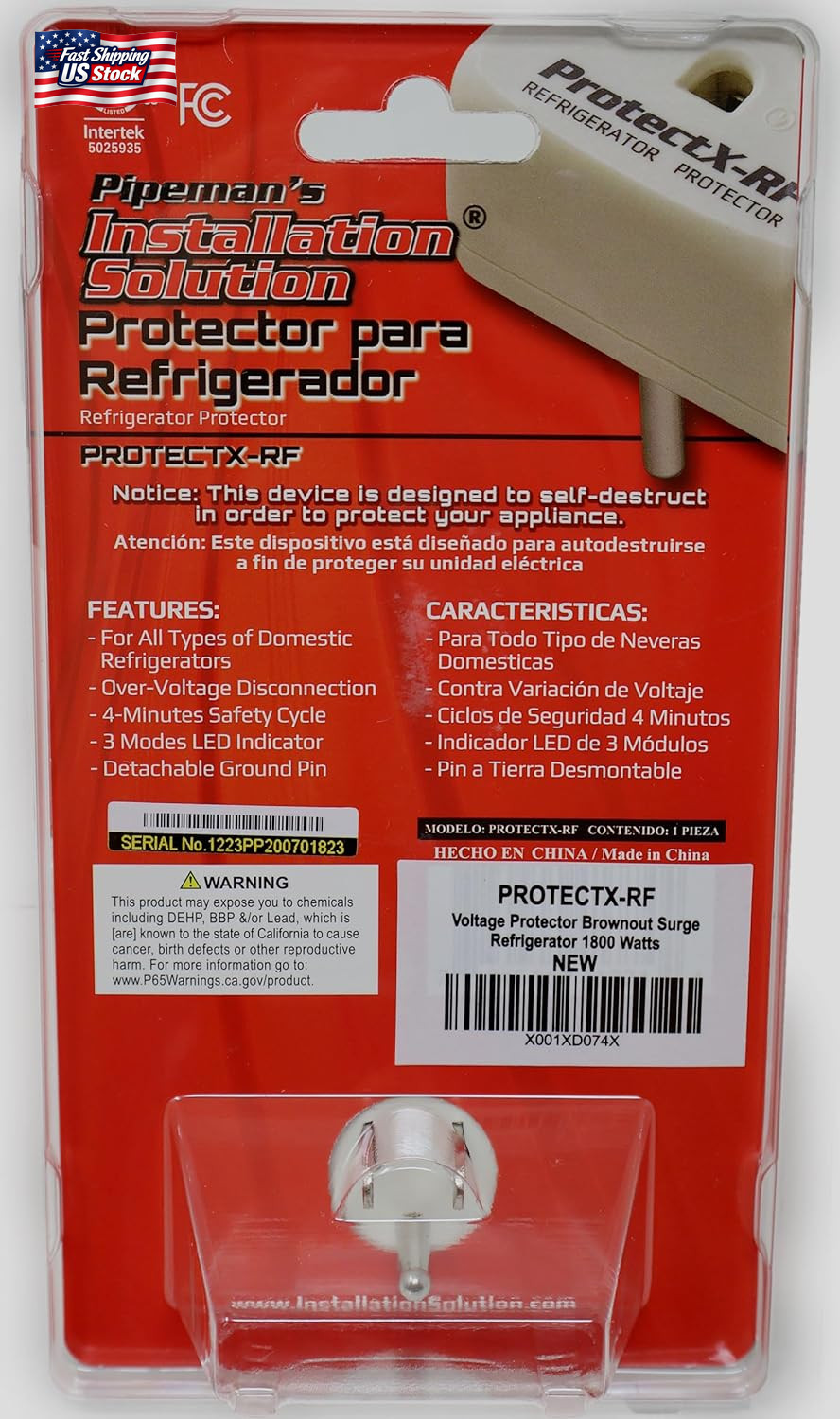 Nippon America 4 Pack Voltage Protector Brownout Surge Refrigerator 1875 Watts A