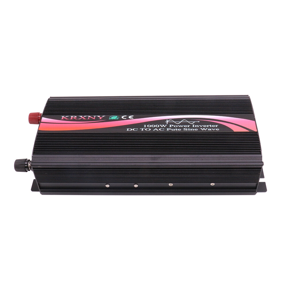 1000W 2000W Pure Sine Wave Power Inverter 12V/24V/48V DC to 120V AC US Stock