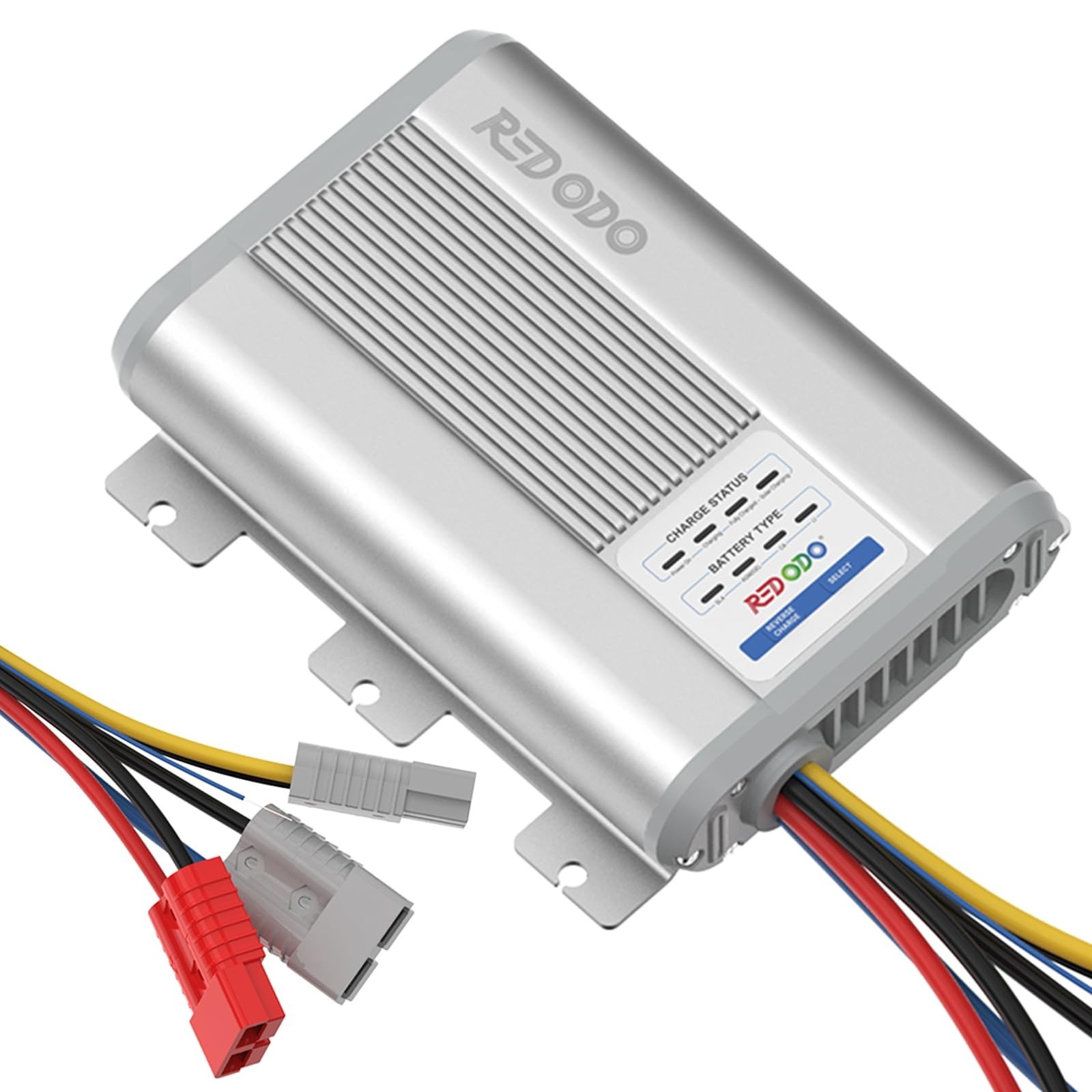 12V 40A DC to DC MPPT Charger, On-Board Battery Charger for AGM, Gel, Lithium, R