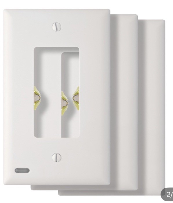 SnapPower GuideLight LED Night Lights Wall Plate New 3Pack