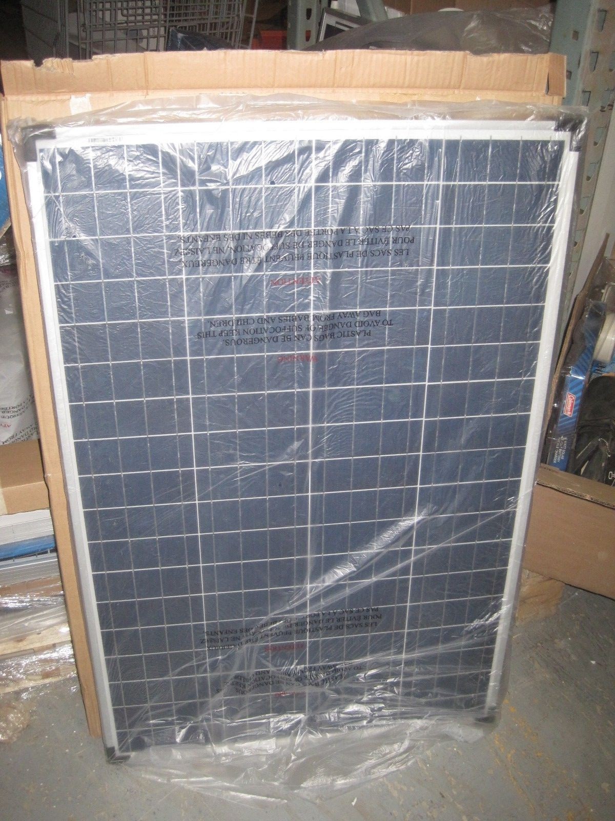 Coleman 100W Watt Solar Panel 12V Volt Poly Off Grid Battery Charge RV BOAT