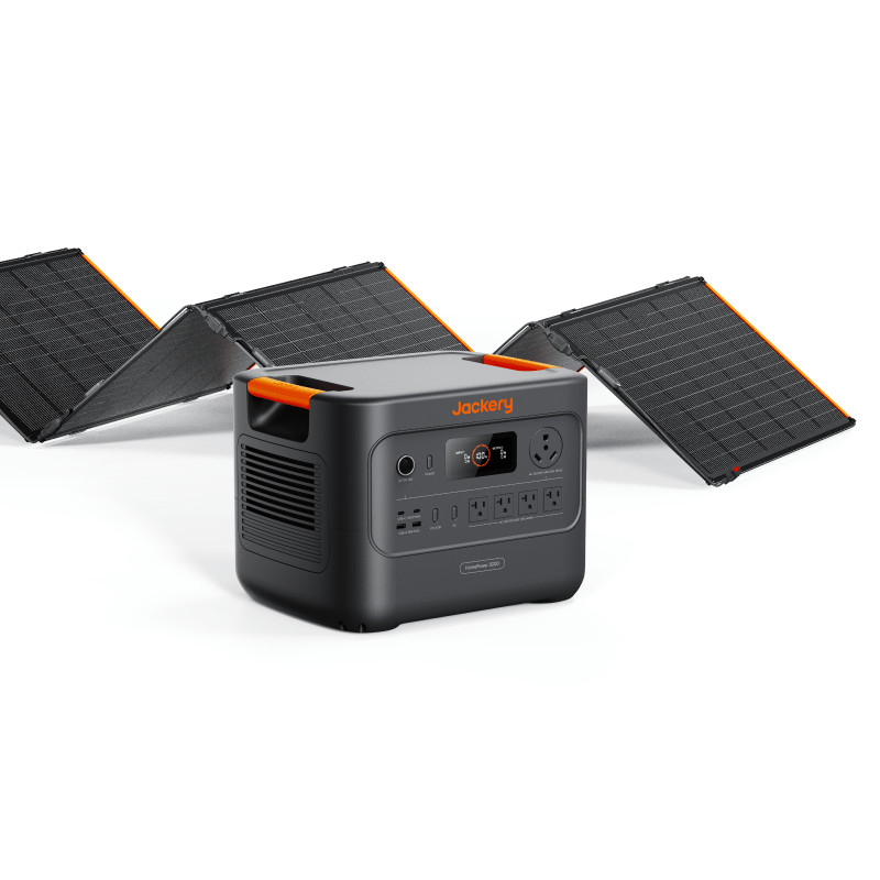 Jackery HomePower 3000 3072Wh Power Station with SolarSaga 500W Solar Panel