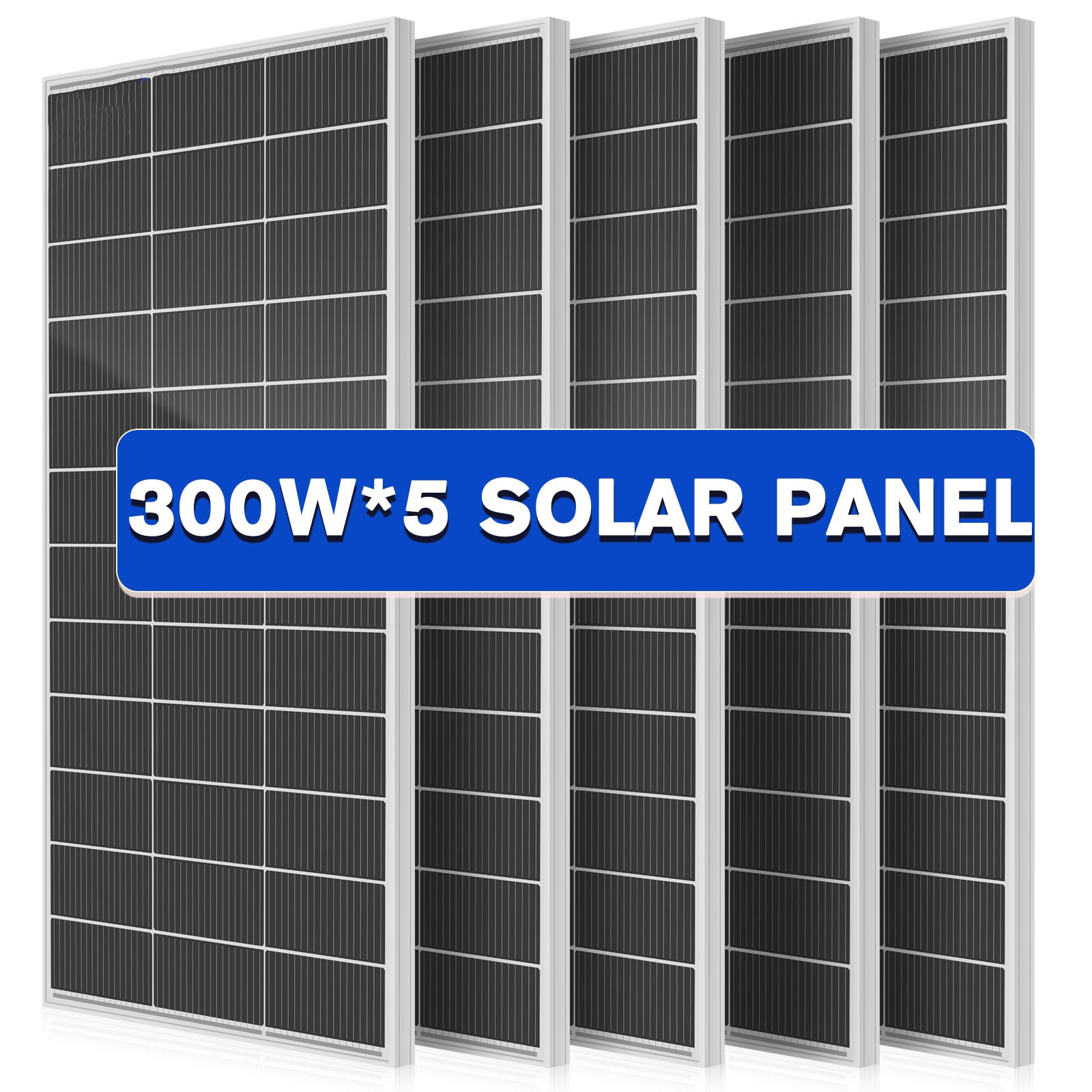 300W 600W 900W Mono Solar Panel 12V24V Charger Off-Grid Battery Power RV Boat PV