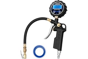 AstroAI Digital Tire Pressure Gauge with Inflator, 3-250 PSI Air Chuck & Compres