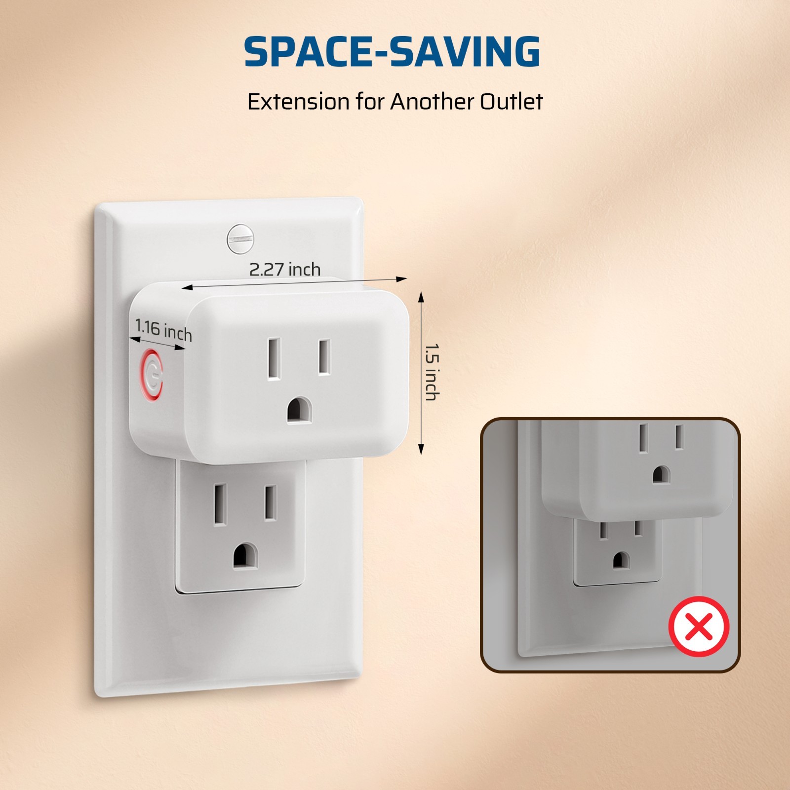 DEWENWILS Remote Control Outlet Electrical Outlet Switch, Wireless Remote Light