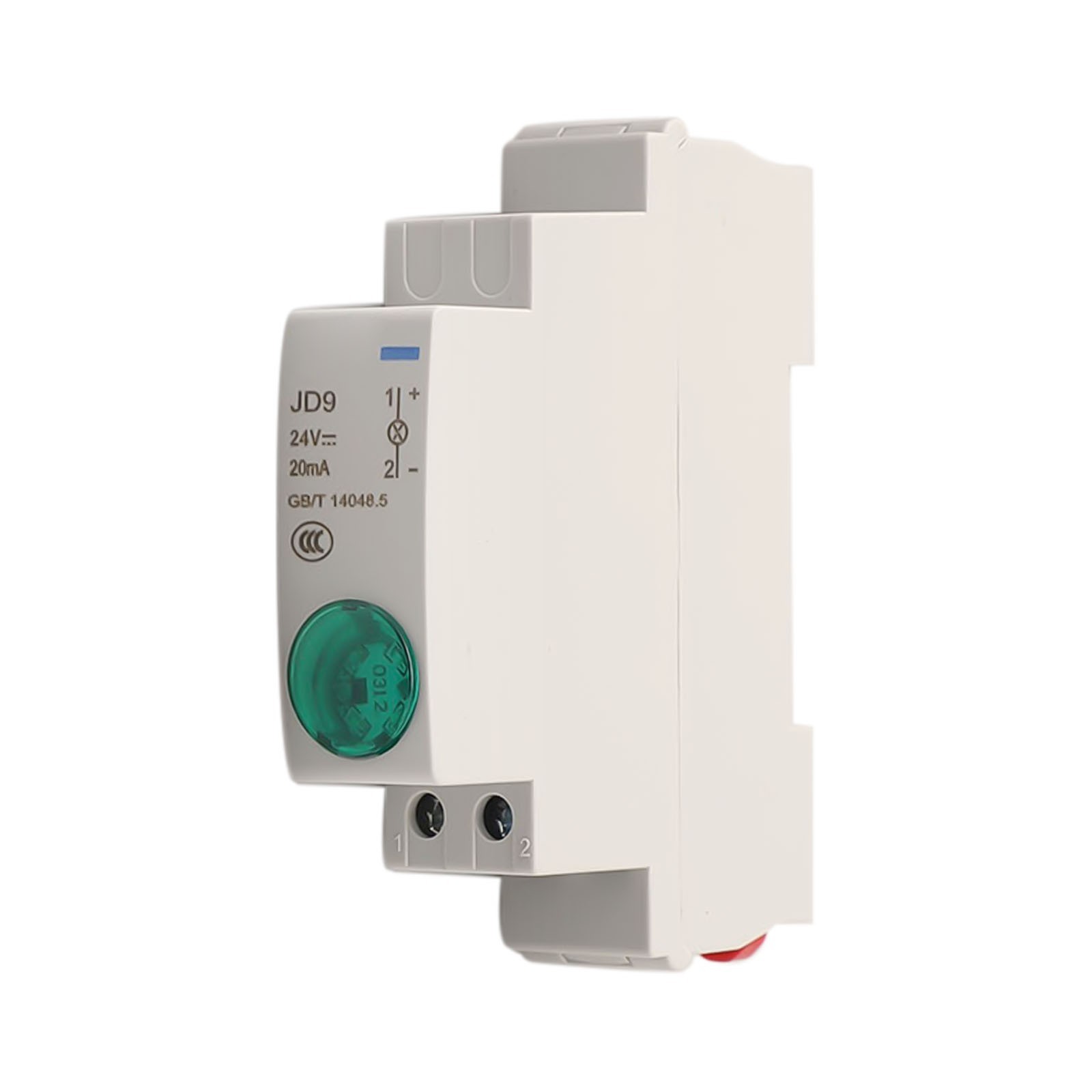 Din Rail Mount LED Signal Lamp Series AC/DC 24V Indication Pilot Lights JD9