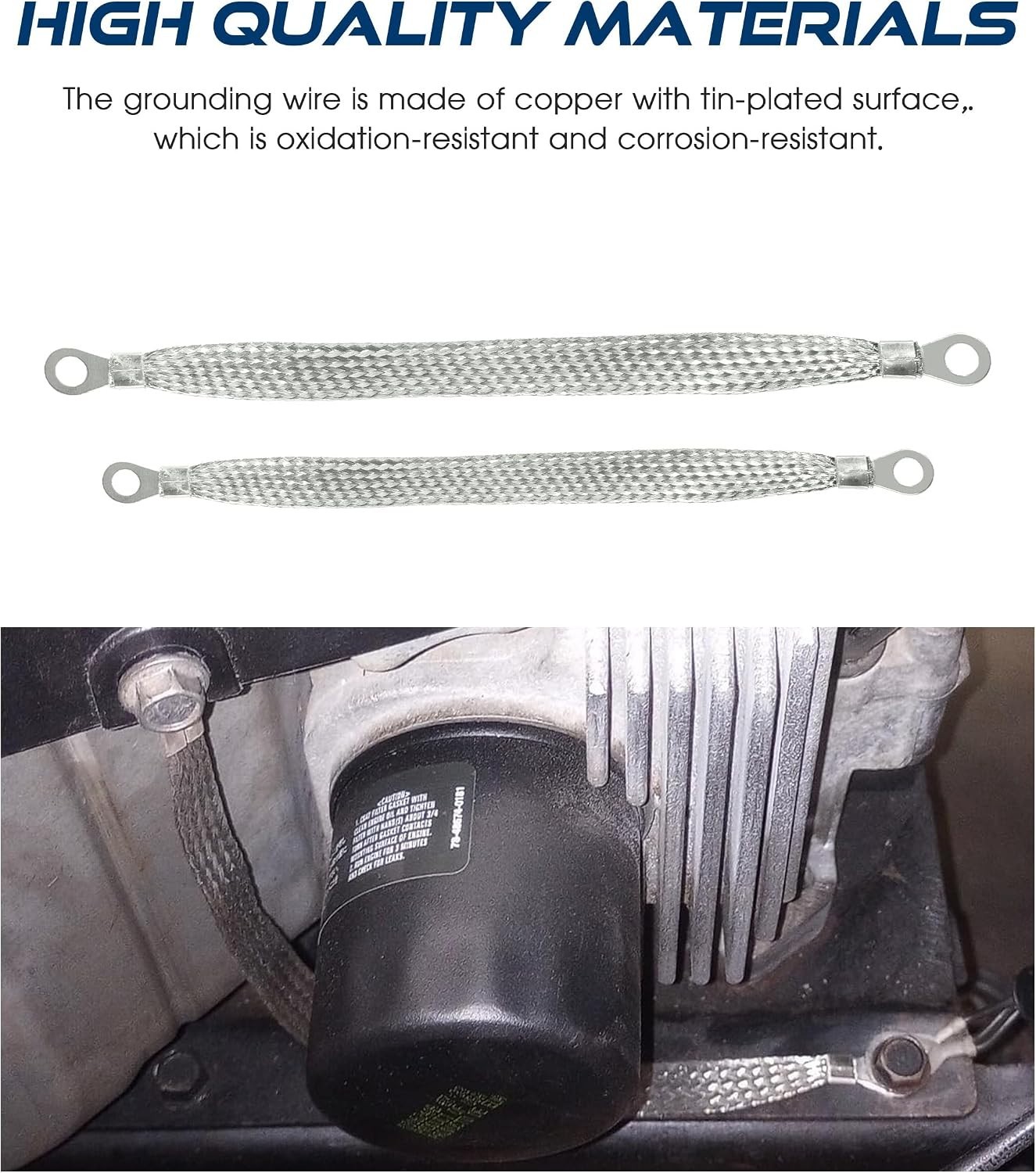 5PCS Ground Strap,Car Accessories Universal Grounding Strap,Automotive Replac…