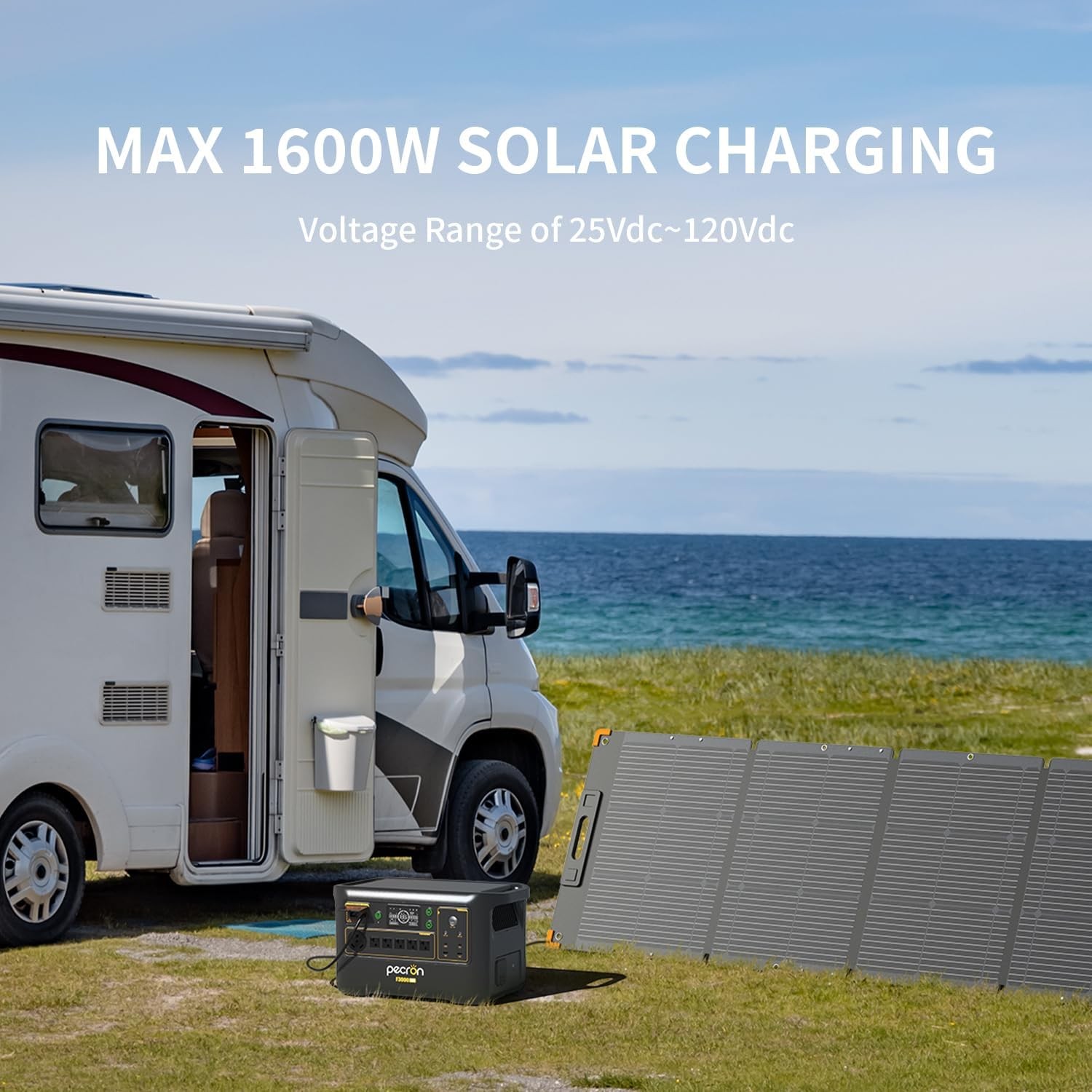 pecron F3000LFP Portable Power Station 3072Wh 3600W Solar Generator Home Backup