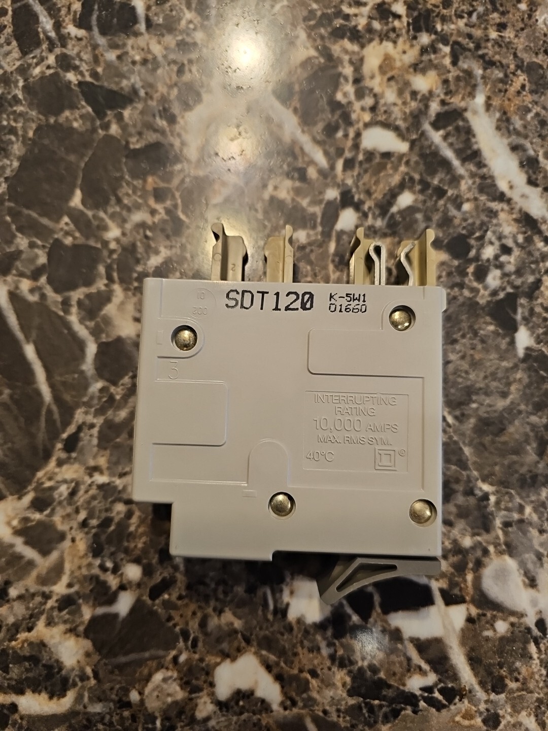 Square D 20 Amp TRILLIANT Single Pole SDT120 Circuit Breaker