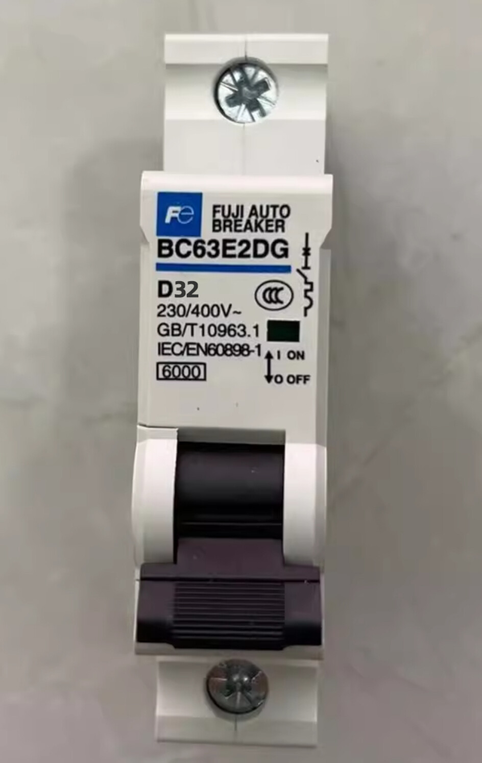 Fuji Electric Miniature Circuit Breaker MCB BC63E2DG-1P D32 32A