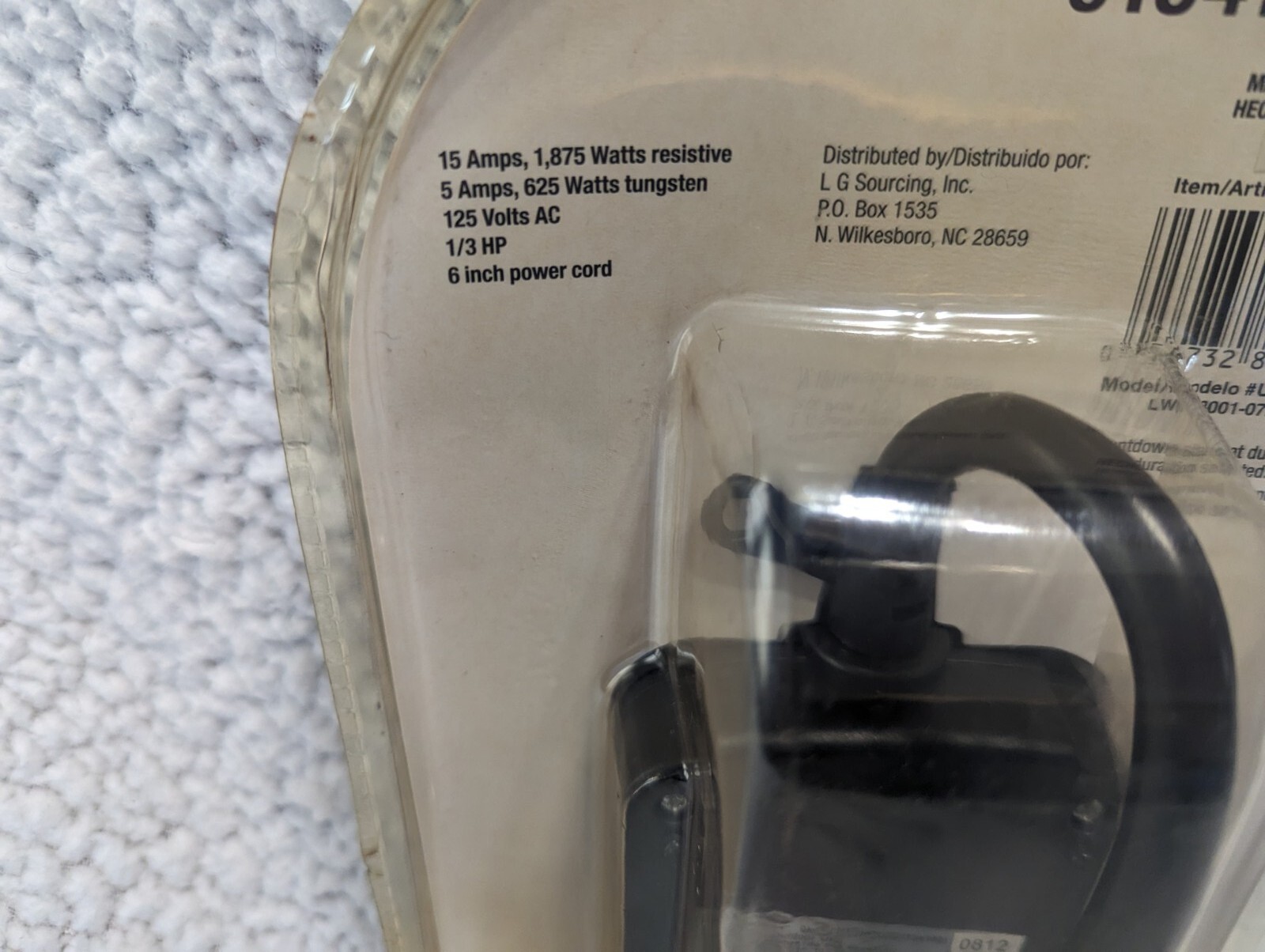 Utilitech #0154182 Outdoor Timer 15amp Dusk To Dawn 125 Volts AC, 60 HZ