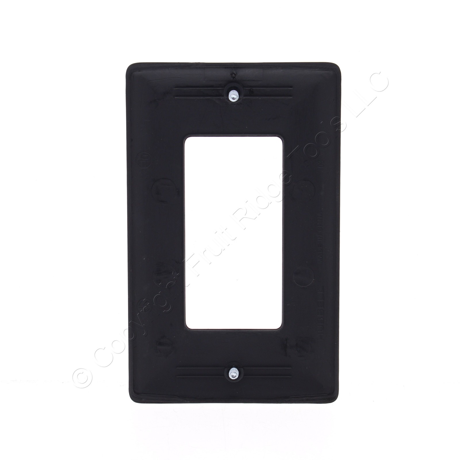 Hubbell 15A SnapConnect Black Self-Test Hospital Gfci Receptacle GFRST82SNAPBK