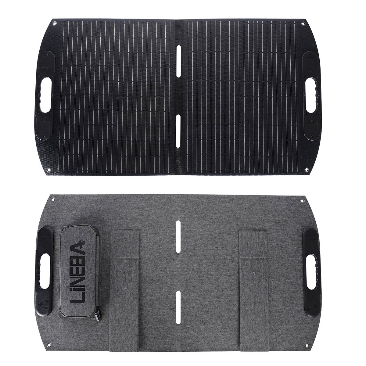 100W Portable Foldable Solar Panel For Generator Power Station Camping Boat RV