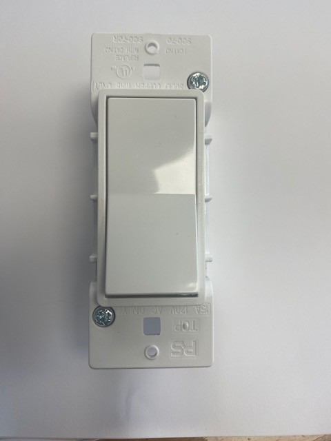 MOBILE HOME PARTS SELF CONTAINED PADDLE (TOGGLE) LIGHT SWITCH – WHITE