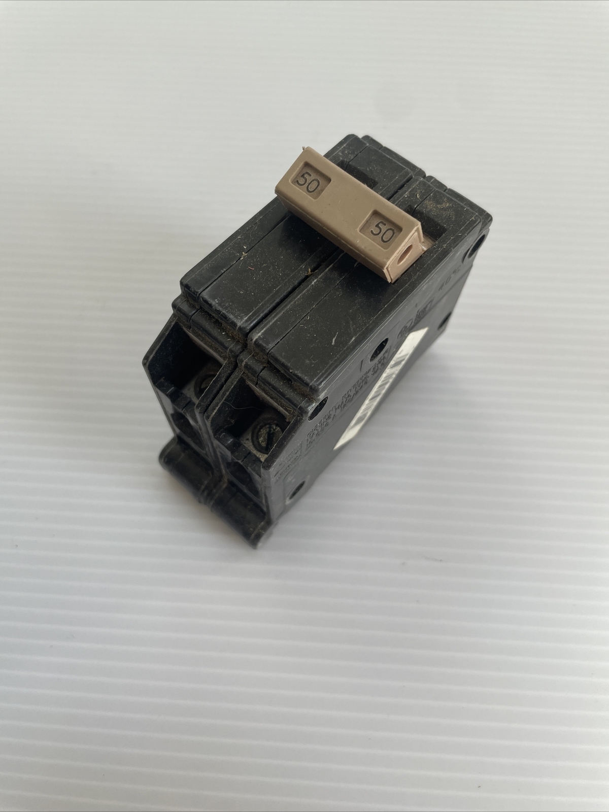 CUTLER-HAMMER CH250 50 AMP 240 VOLT CIRCUIT BREAKER PLASTIC FEET TESTED