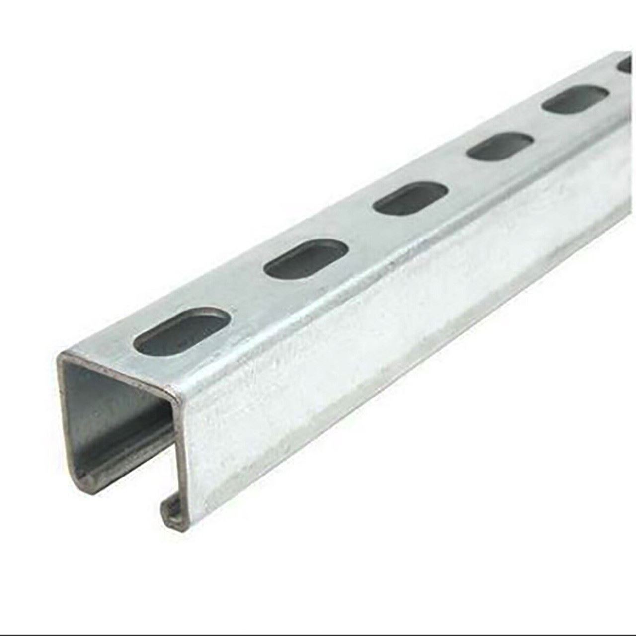 1-3/8″ x 1-5/8″ x 48 inches, Galvanized Steel, Slotted Strut Channel