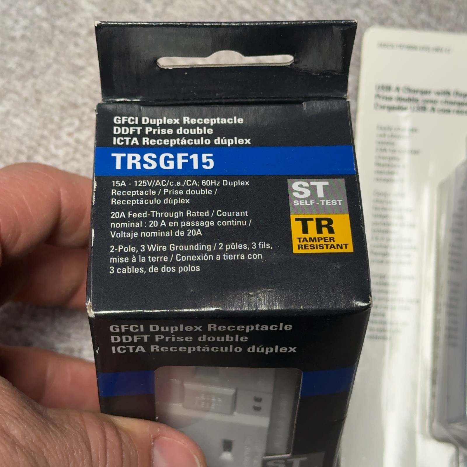 Eaton GFCI, USB-A Receptacle, + Dual Switch All White All NEW!