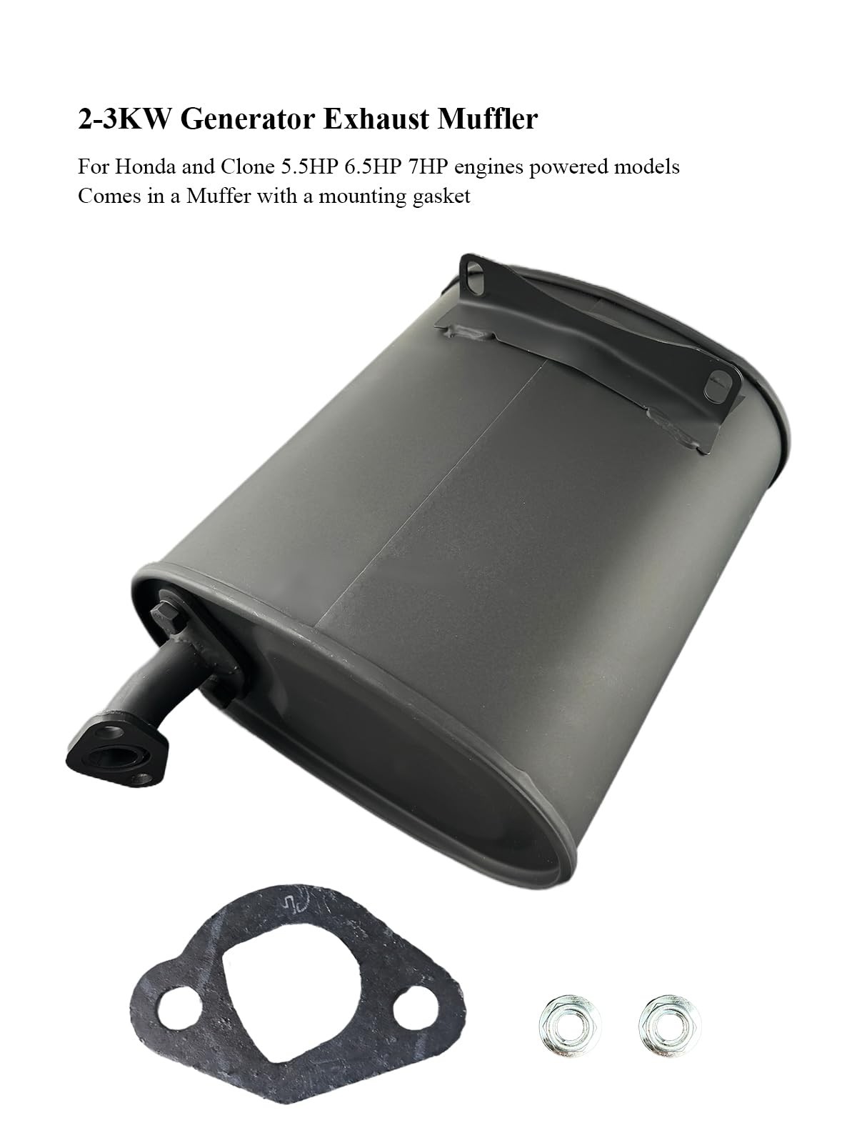 Generator Muffler Silencer for Champion 4000 Westinghouse Duramax 4650 Predat…