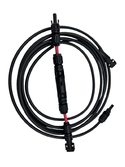 Pair 10AWG or 12AWG with in-line fuse 1000v 15A PV extension cable PC UL listed