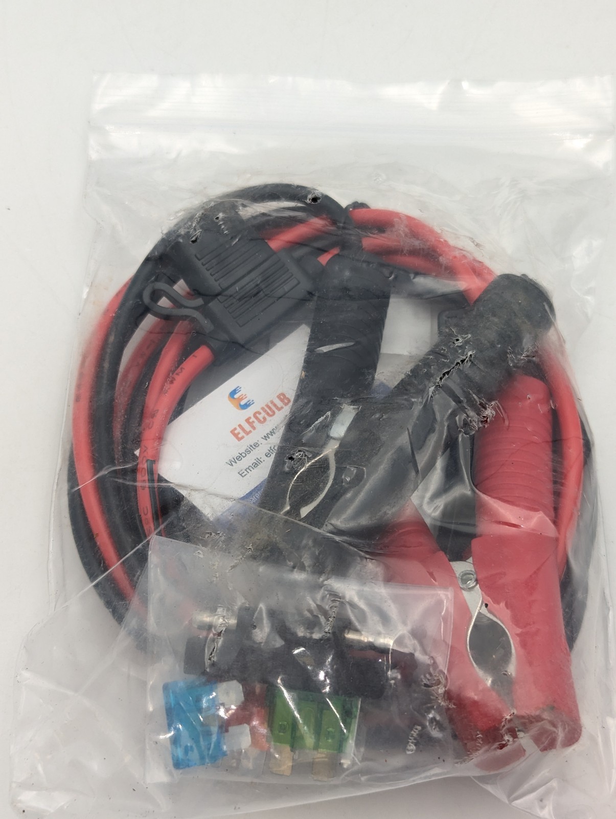ELFCLUB & More 10AWG SAE to Alligator Clip 5ft Cables & More | Lot of 7