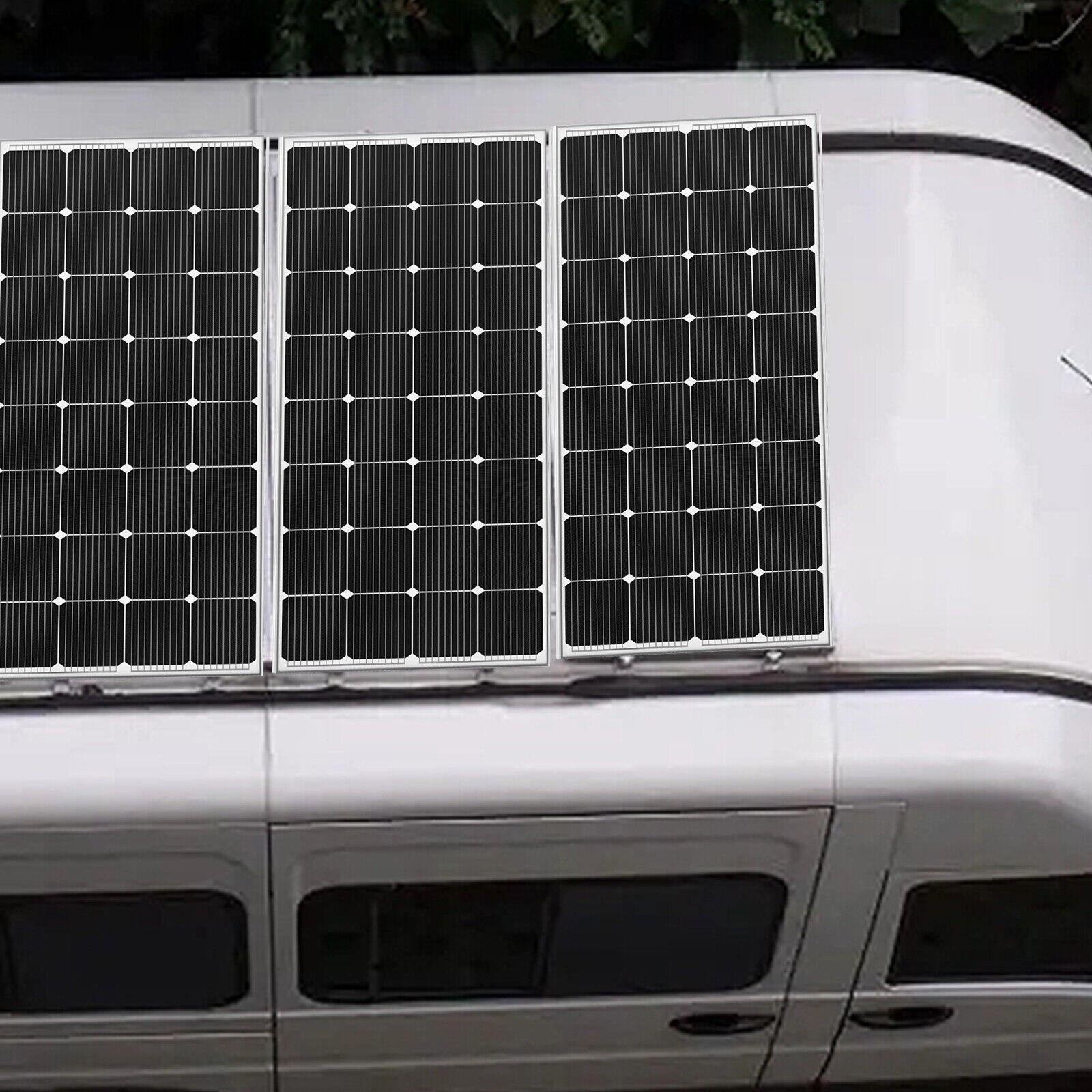 1000W 12V Solar Panel High Efficiency Mono Off Grid For Home Garden RV Battery