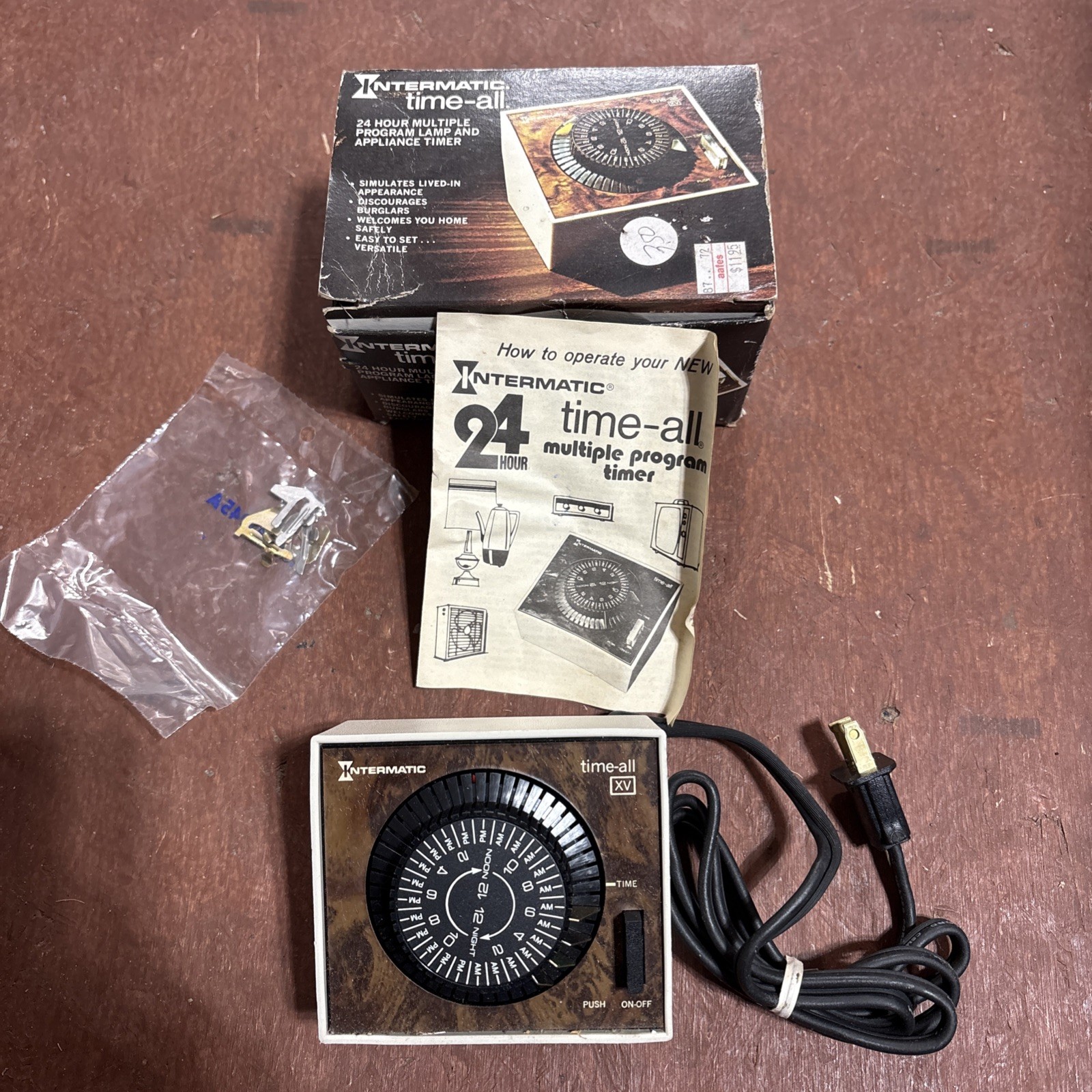Vintage Intermatic Time-All XV EB11 Programming Timer 15 Amp 24 Hours Cycle
