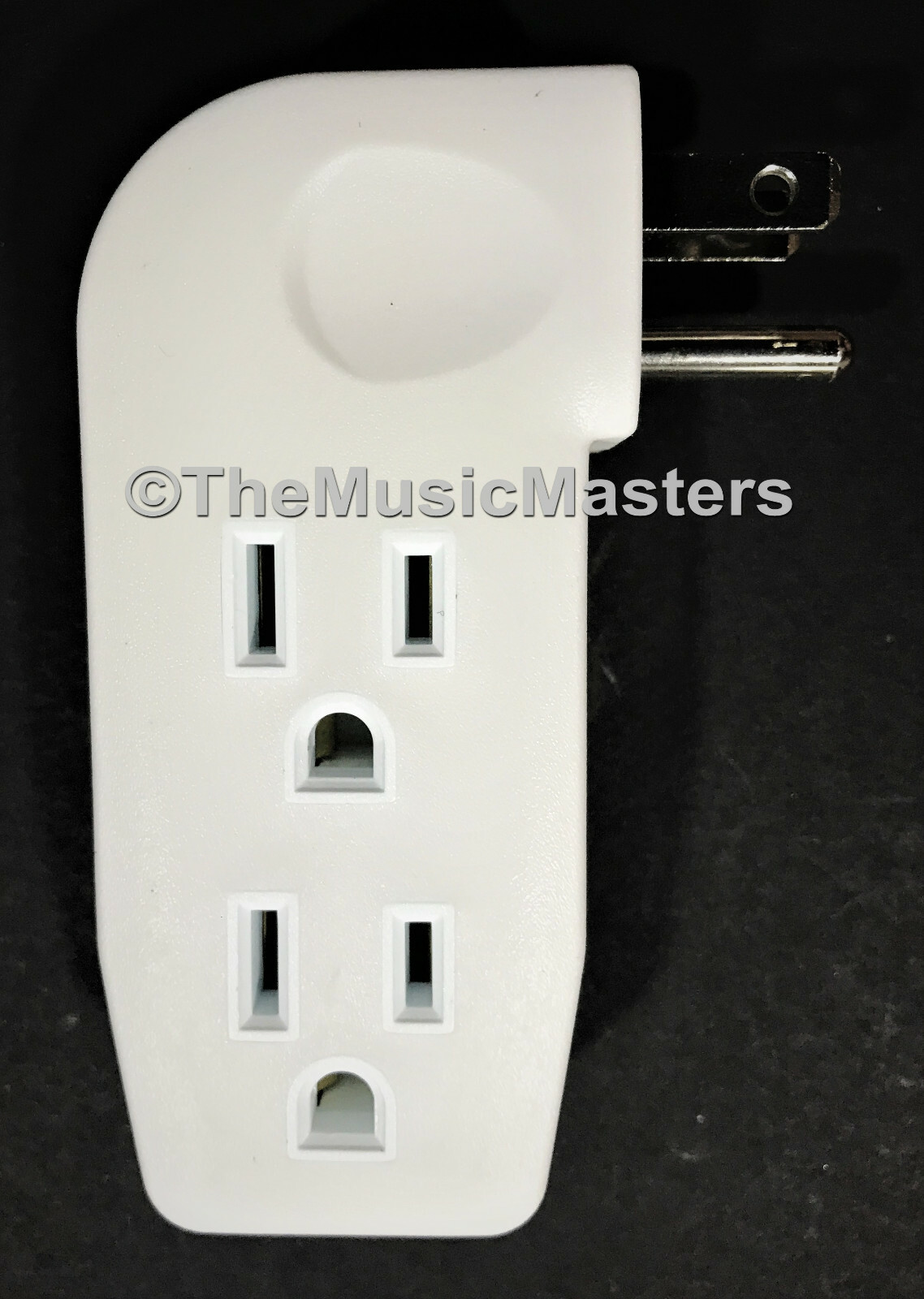 Triple 3 Outlet Grounded AC Wall Plug Power Tap Splitter 3-Way Electric Adapter