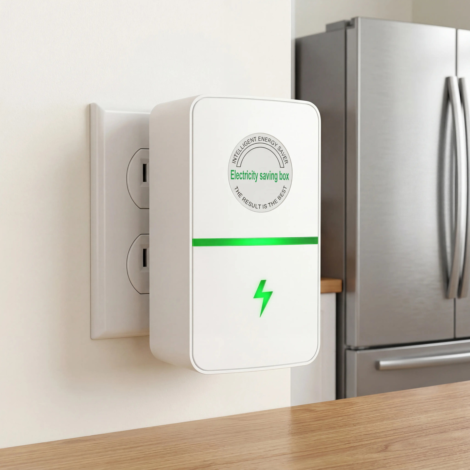 Plug-In Power Box with US Plug 2026 Updated Design, Compatible with 90–250V Inpu