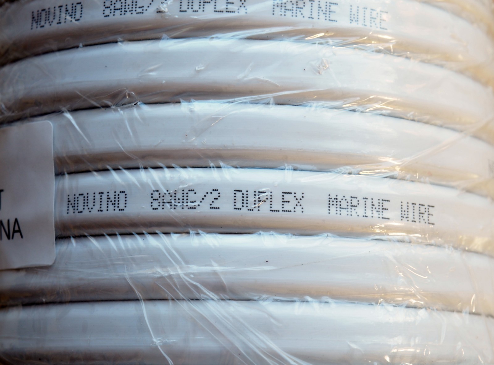 50FT Novino BC-022 Duplex Marine Grade Wire Tinned Copper OFC Automotive Boat
