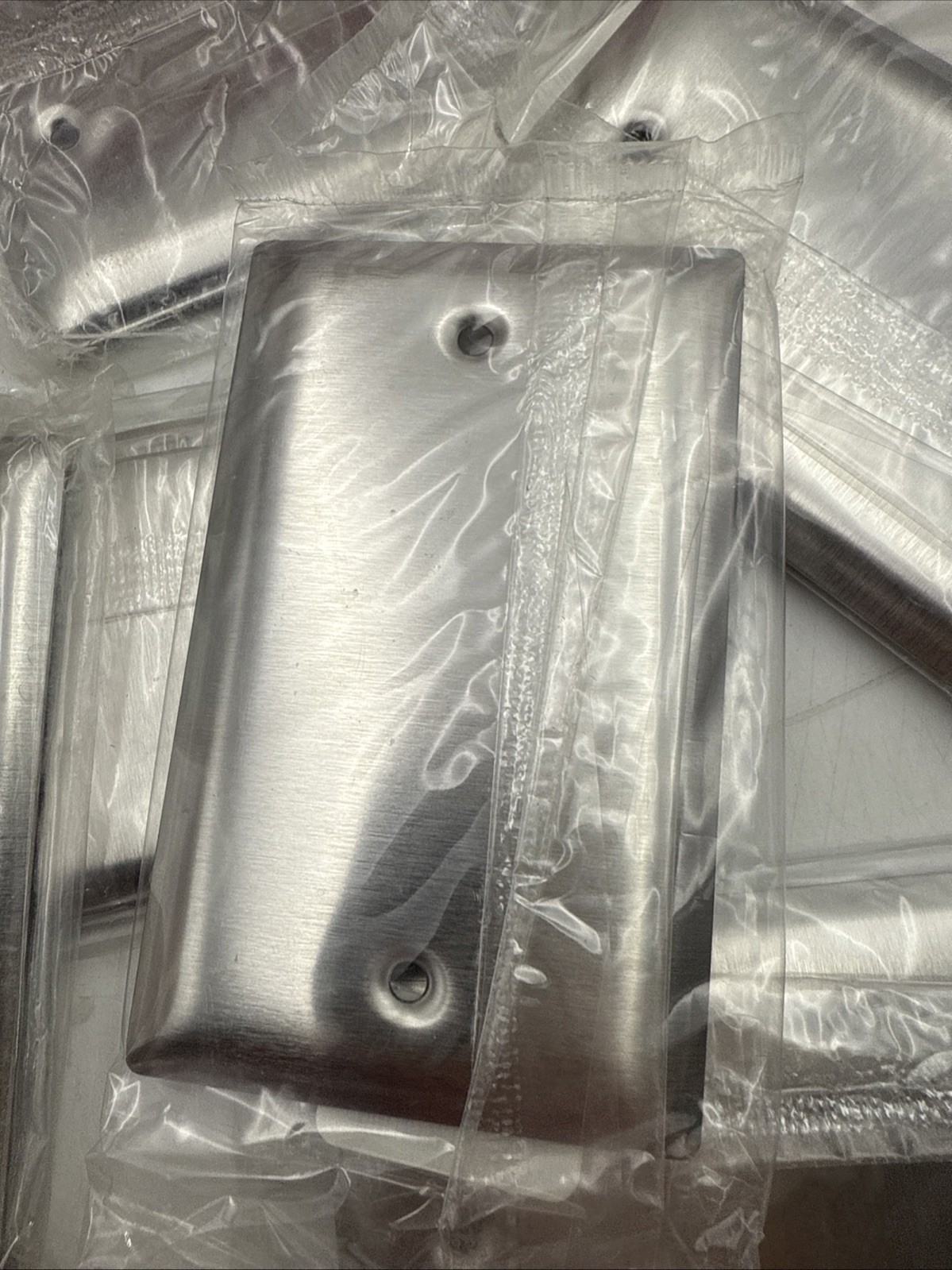 P&S 1-Gang Non-Magnetic Type 302 Stainless Steel Blank Cover Wallplate SS13