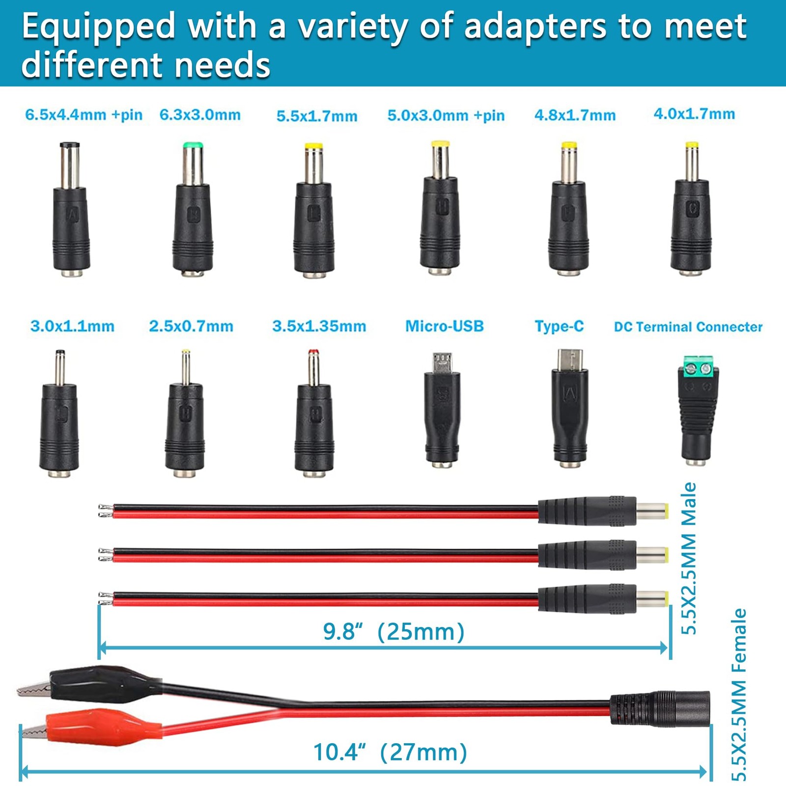 72W Power Supply Adjustable 3V ~ 24V Variable 3~24V 3A Adapter