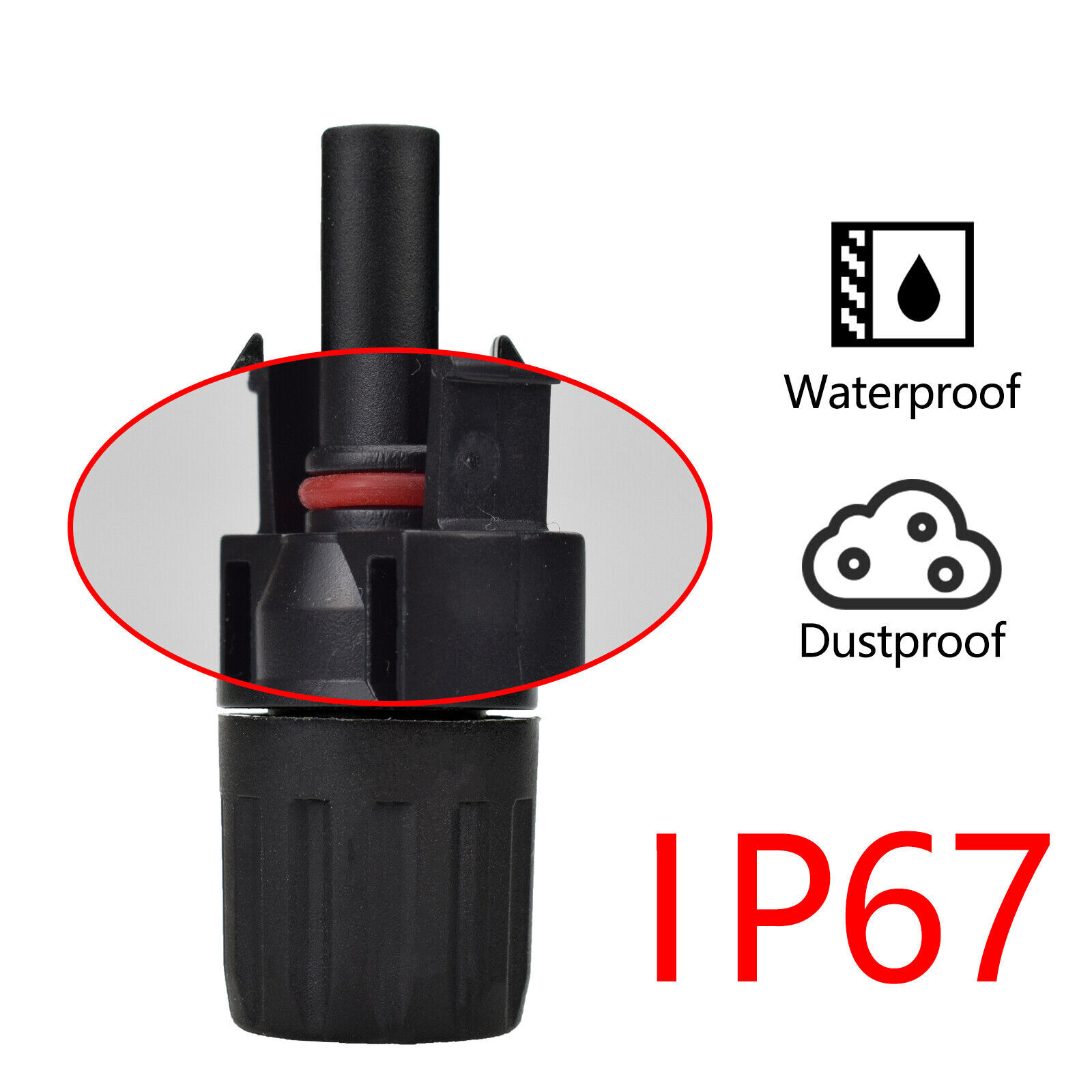 20 Pairs Male Female M/F Wire Cable Connector Set Solar Panel 30A Waterproof