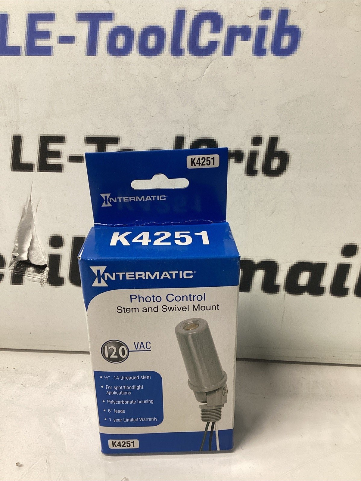 Intermatic K4251 Photo Control, 120 Vac S-739