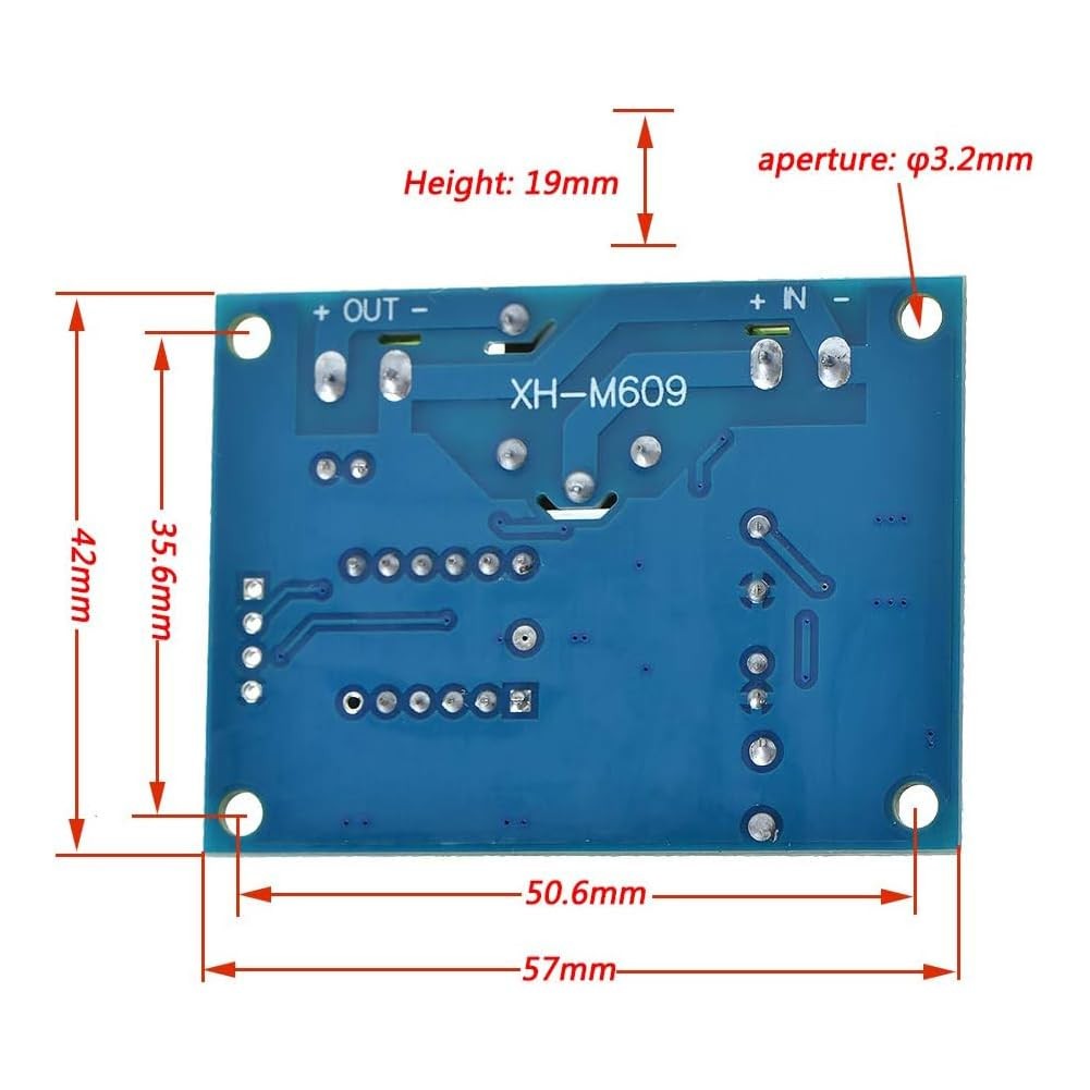 2PCS Digital Low Voltage Protector 12V-36V Disconnect Switch Cut Off Over Dis