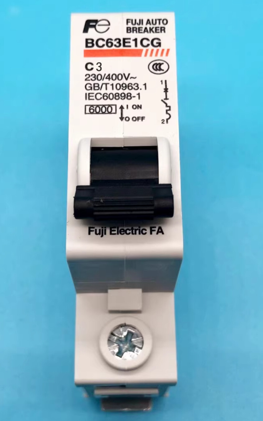 Fuji Electric Miniature Circuit Breaker MCB 1P BC63E1CG-3C 3A