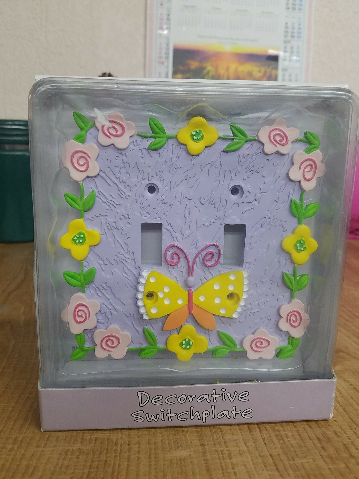 Borders Unlimited Double Switch Plate Cover “Sweetheart “ 5.5 Inch